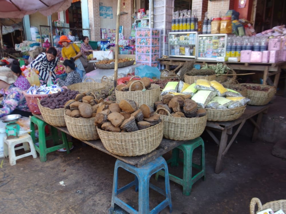 カンボジアの市場
