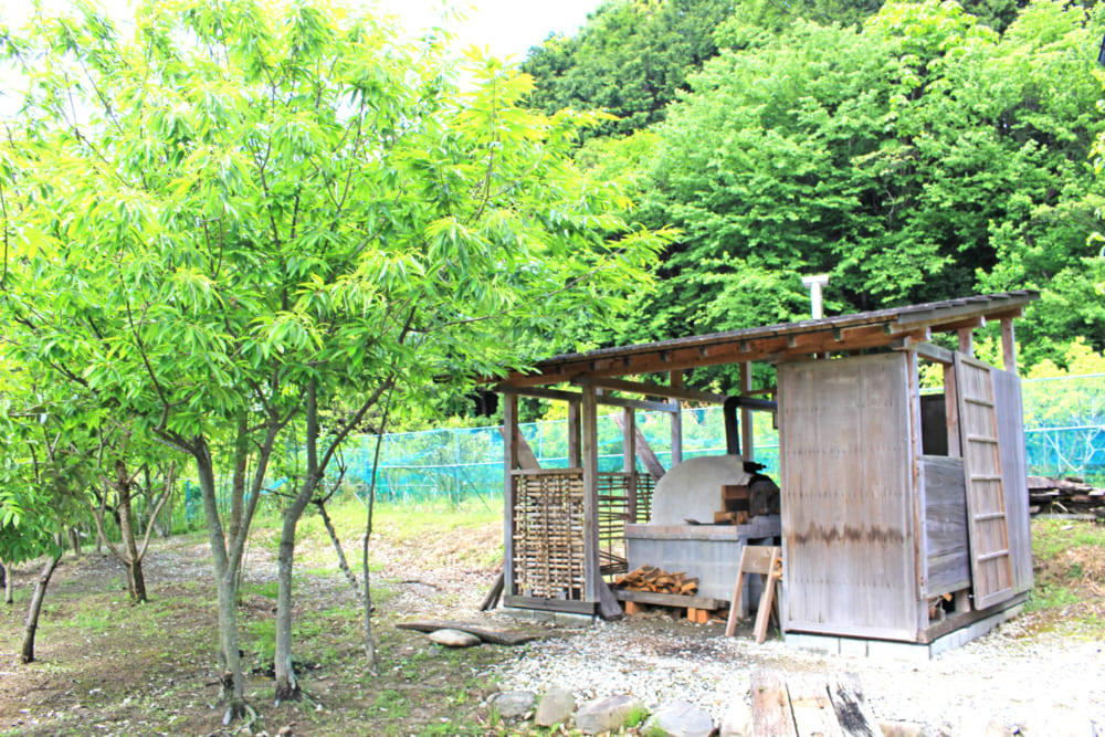 セルフビルドで建てれたピザ窯