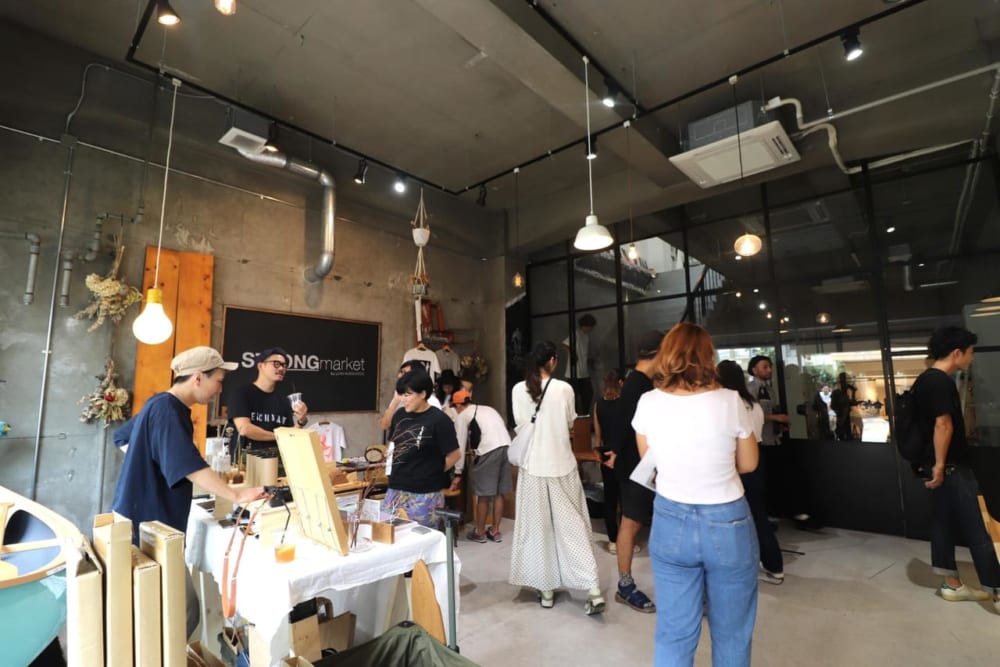 STLONGmarketの会場の様子
