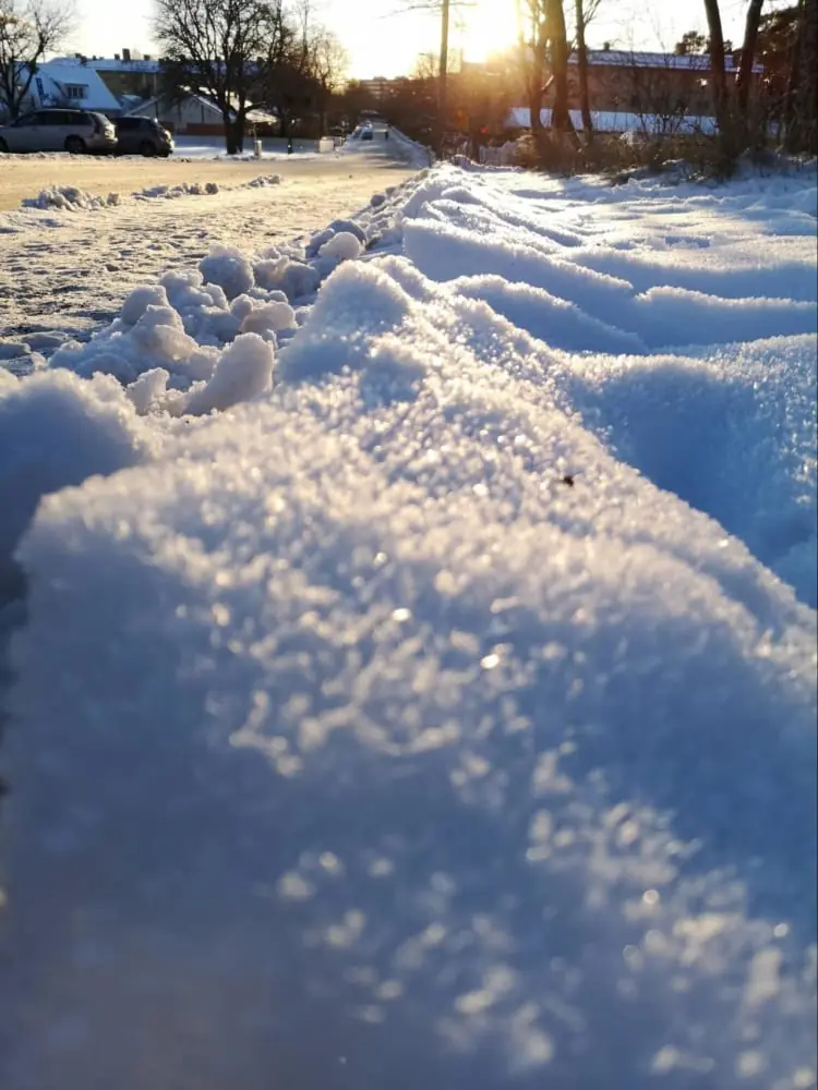 雪のスウェーデン