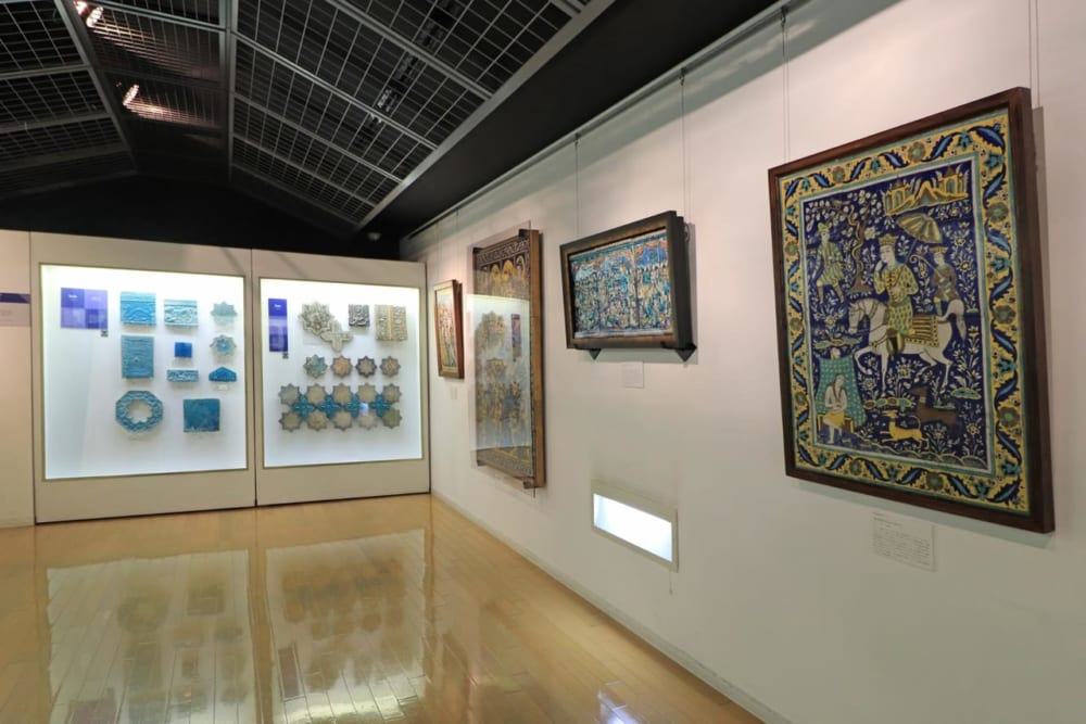 2nd floor permanent exhibition room &quot;Tiles that transcend time and space&quot;