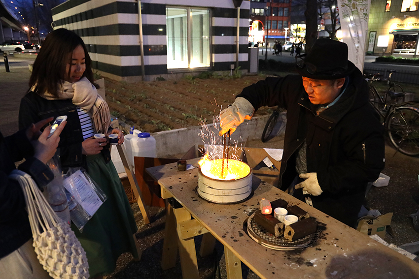 焼きたてお猪口づくり