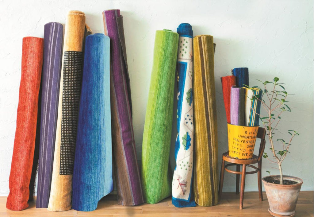 優しい色合いと風合い。落ち着いた暮らしを演出する天然素材のじゅうたん「ハグみじゅうたん」