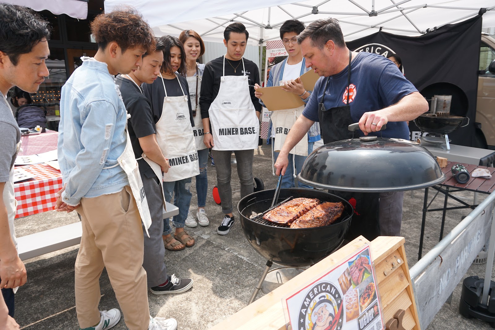 American BBQ 1Day スクールの様子