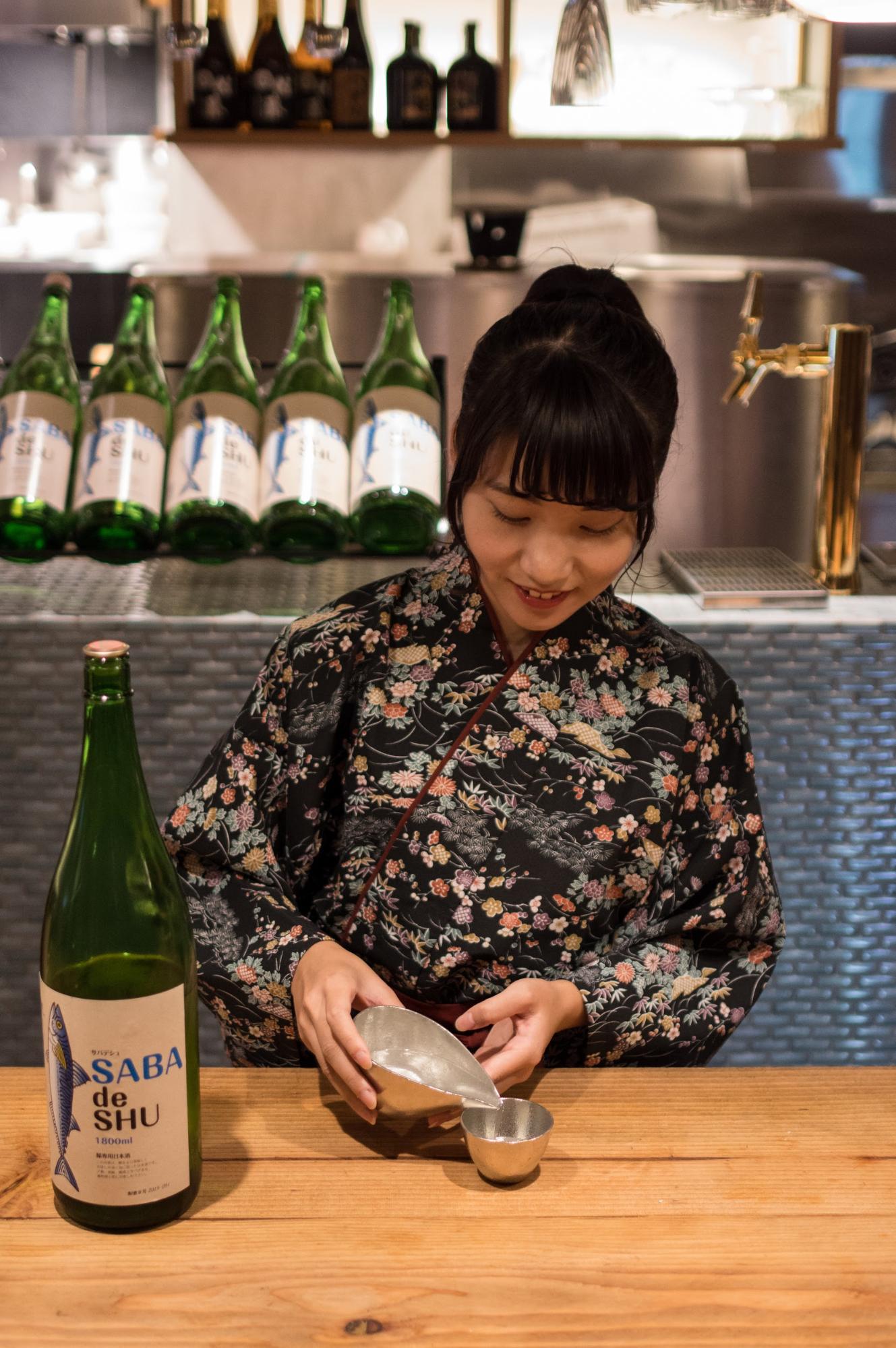 常時20種類をそろえた日本酒