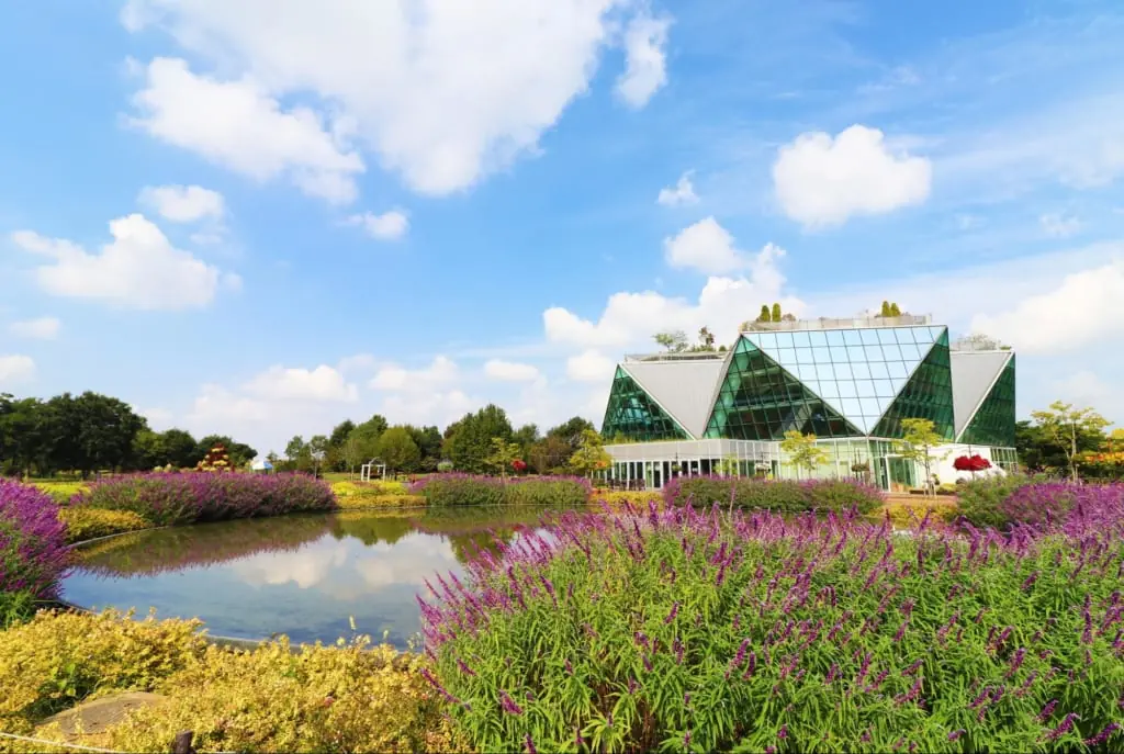四季折々の花と植物が楽しめる「フラワーパーク江南」