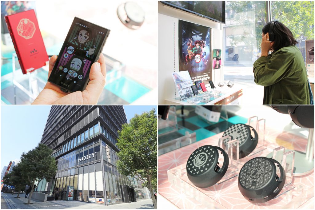 ソニーがTVアニメ『鬼滅の刃』とコラボ！ウォークマン®とワイヤレスヘッドホンをソニーストアで実際に試してきました。