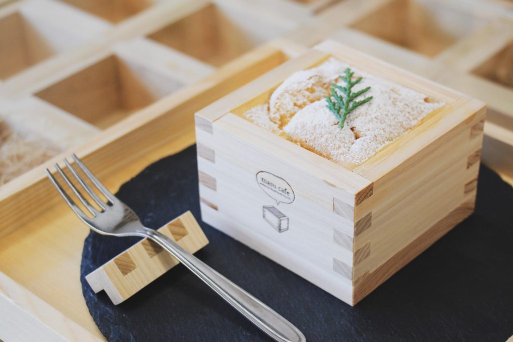 ヒノキが香るシフォンケーキ!大垣の枡を丸ごと焼いた「MASUCHIFFON(マスシフォン)」