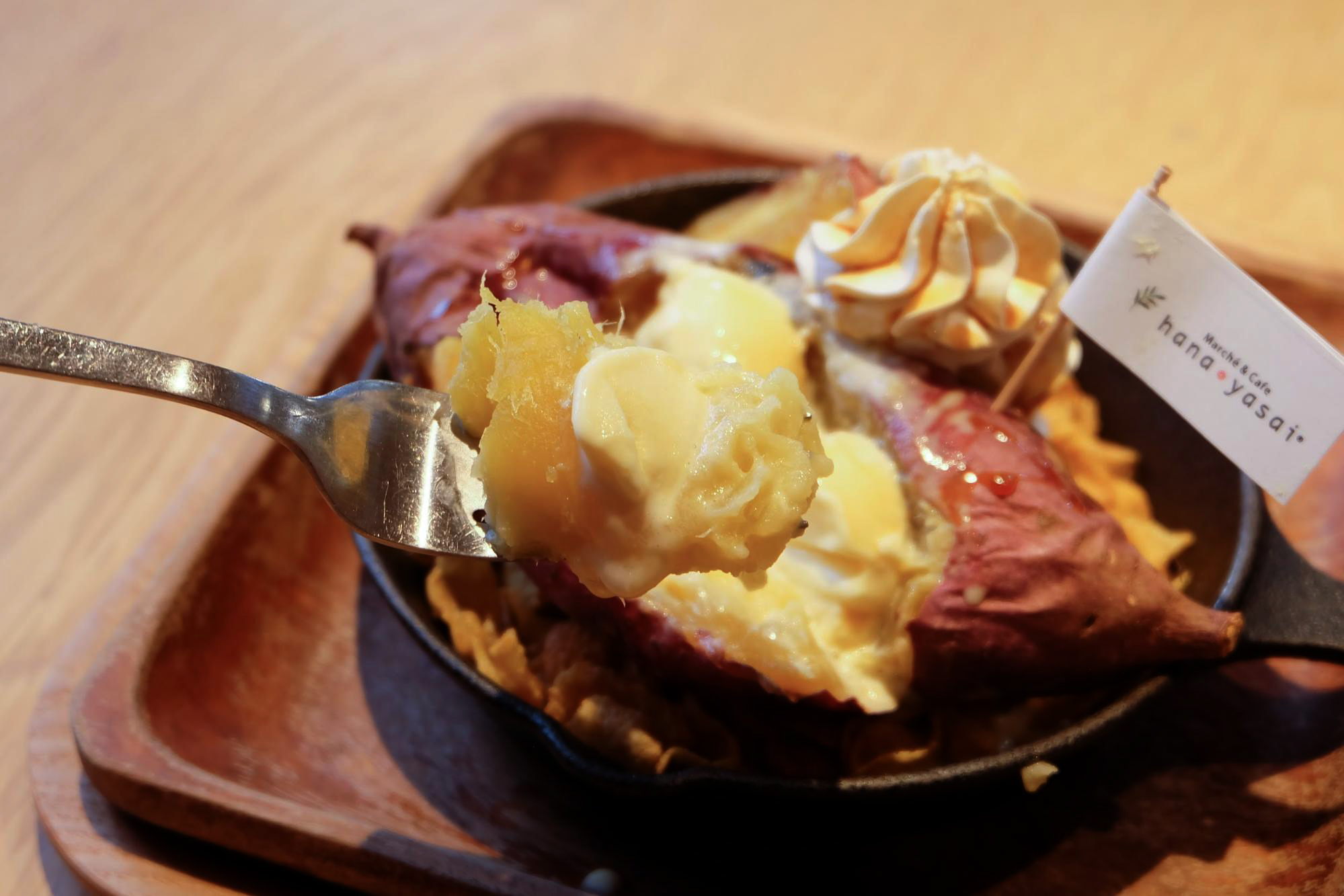 ほくほく焼き芋パフェ