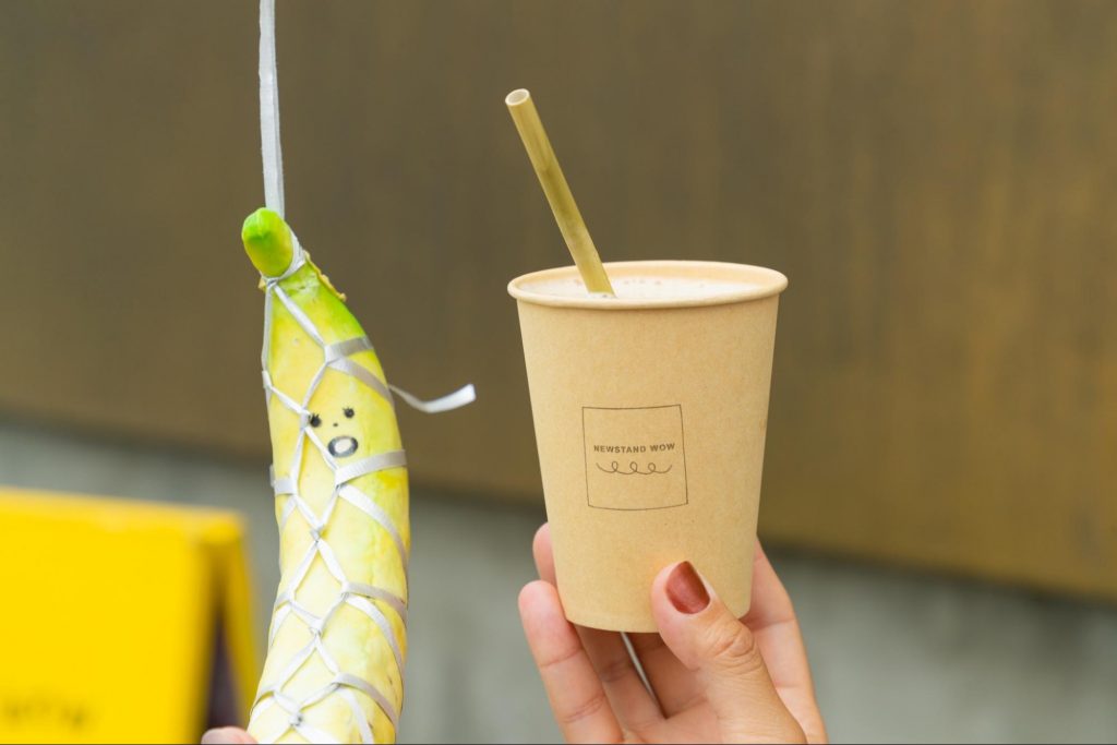 毎日飲みたくなる!身体に優しいバナナジュースを味わう「NEWSTAND WOW」