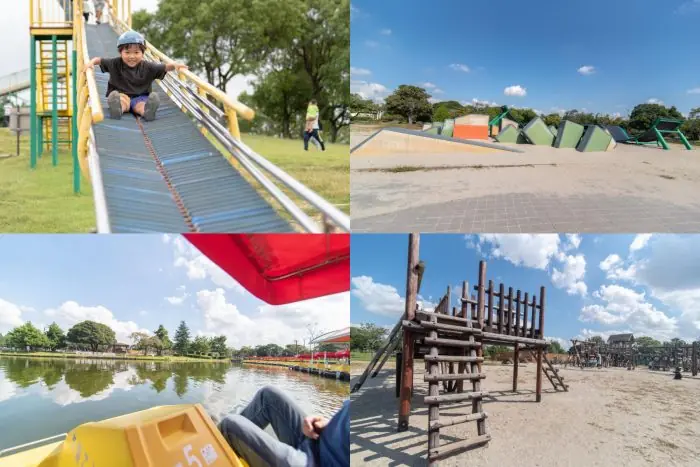 [Yatomi City] &quot;Kainan Kodomo no Kuni&quot; is Full of Adventure! A Perfect Park for Family Outings