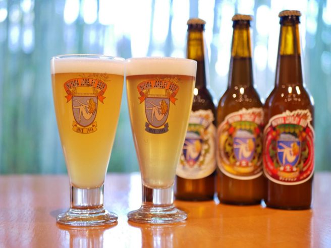 用德国的传统技法酿造的当地啤酒“犬山罗蕾麦酒馆”