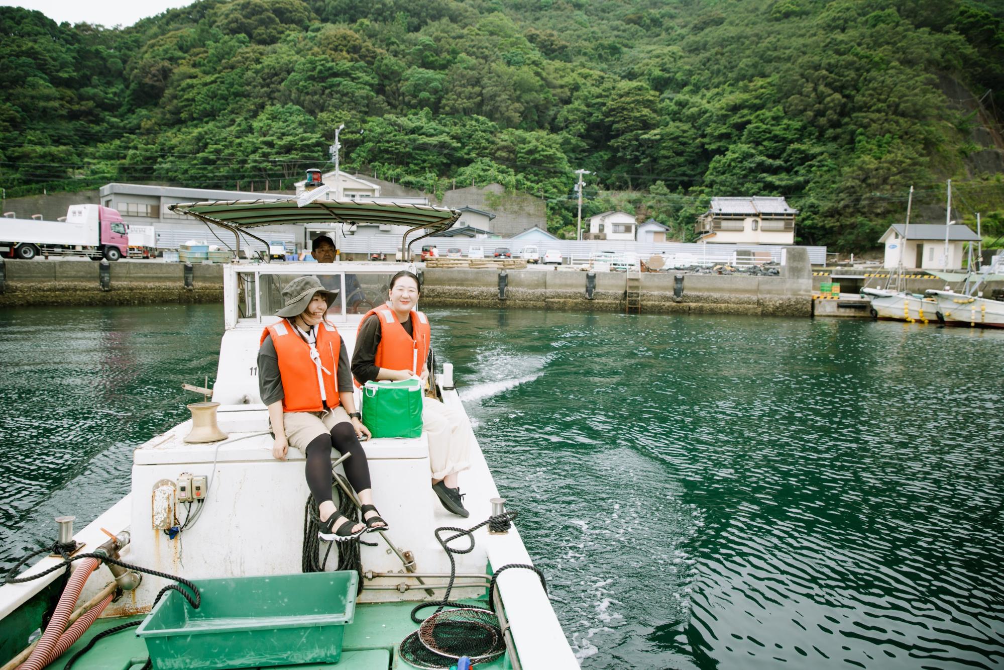 「友栄水産」の漁業体験