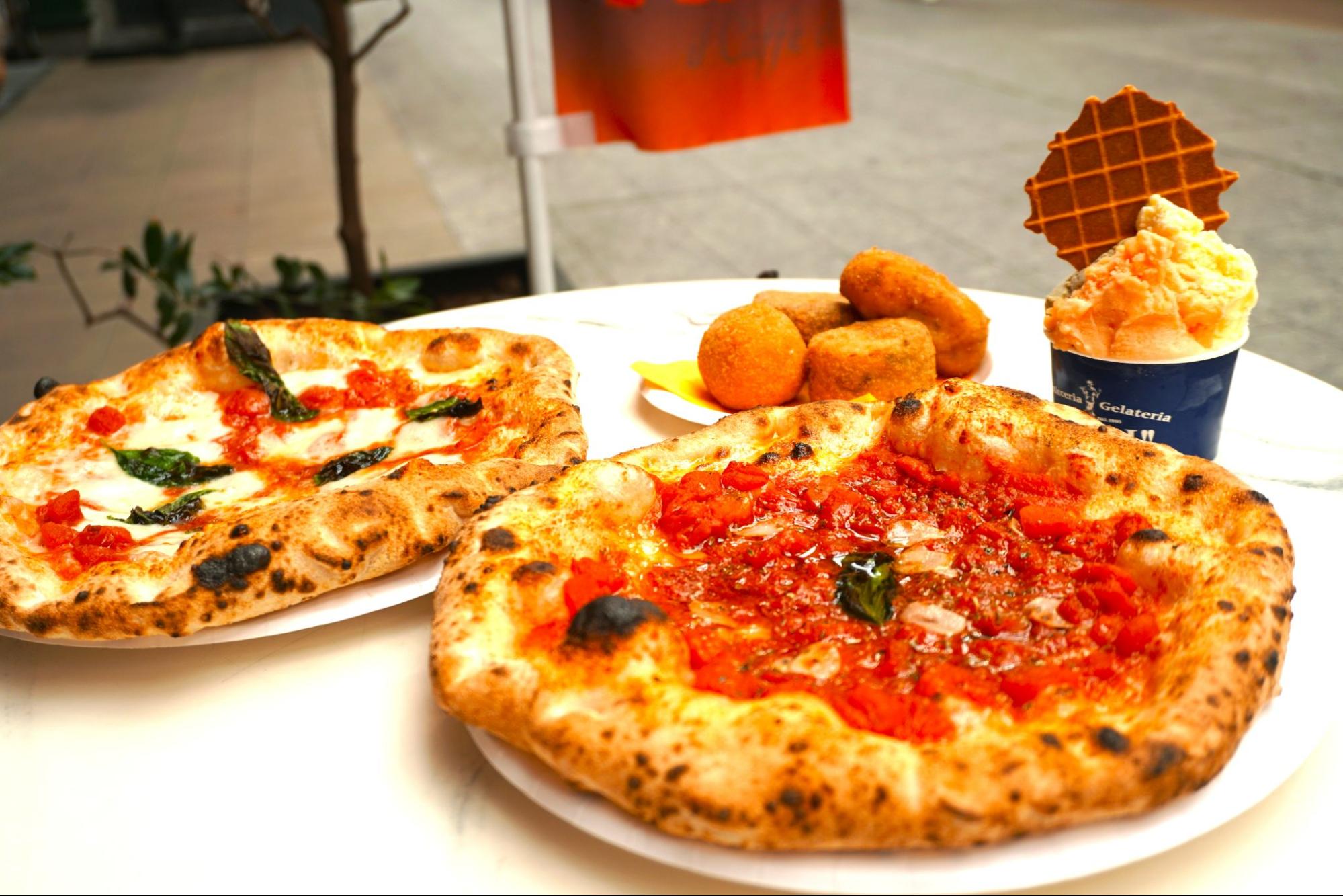 意大利那不勒斯的世界冠军制作的考究的味道“solo pizza napoleta nada picolo”