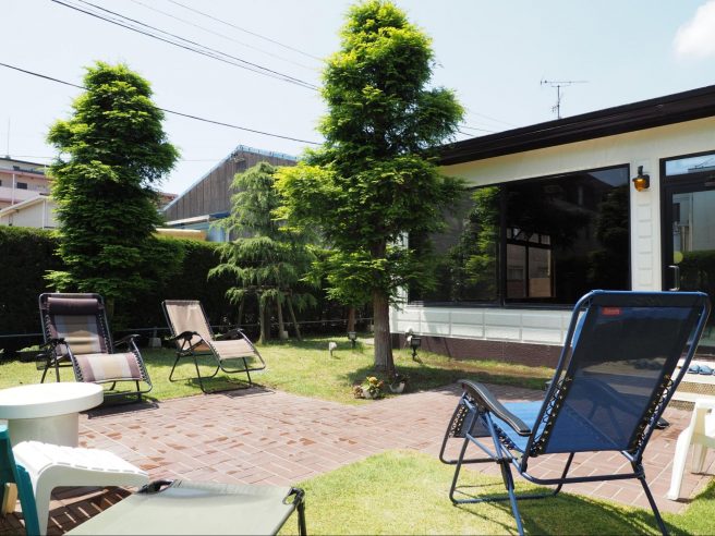 「사우나 피어」"쇼와 스트롱 식"에 쪄진 후, 바람 부는 정원에서  최고의 몸 정돈 체험