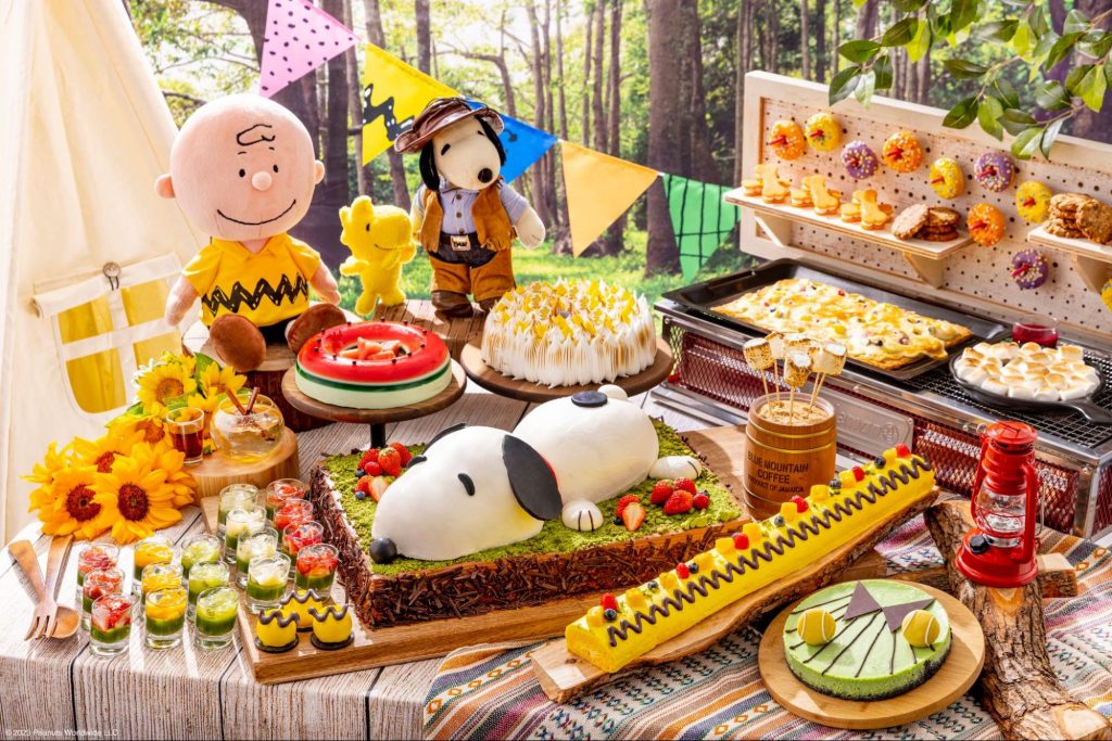 スヌーピーとの夢のコラボ!夏のスイーツビュッフェ「Snoopy’s Summer Camp」がヒルトン名古屋で開催中
