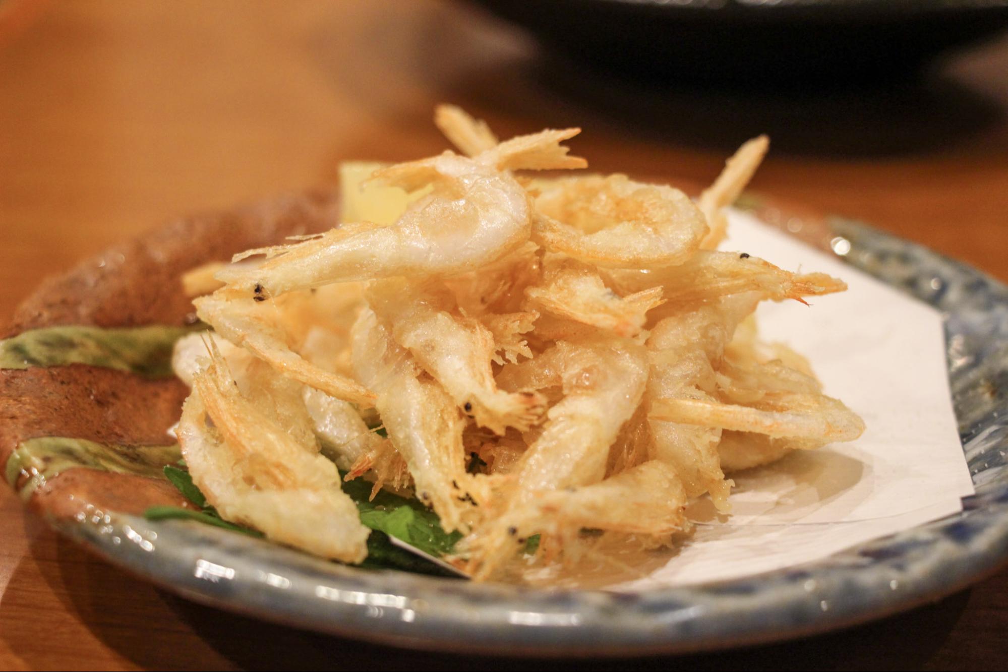 tempura tôm trắng