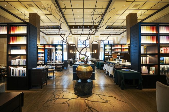 restaurant library the hotel seiryu