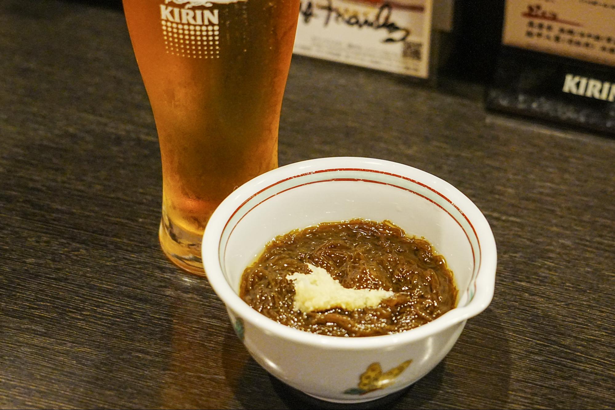 「もずく酢」