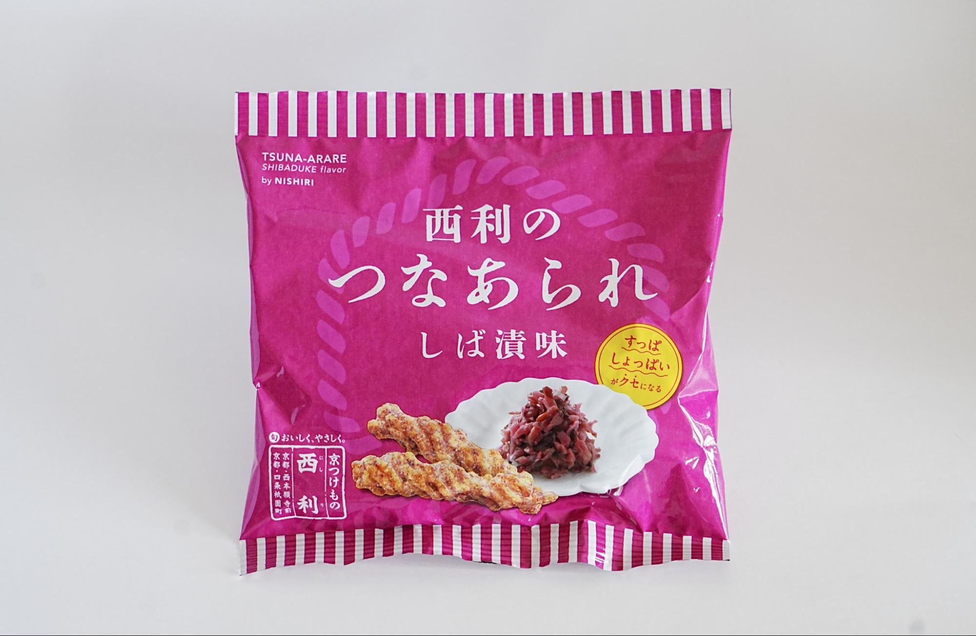 &quot;Nishiri Tsuna Arare Shibazuke Flavor&quot; 216 yen (tax included)