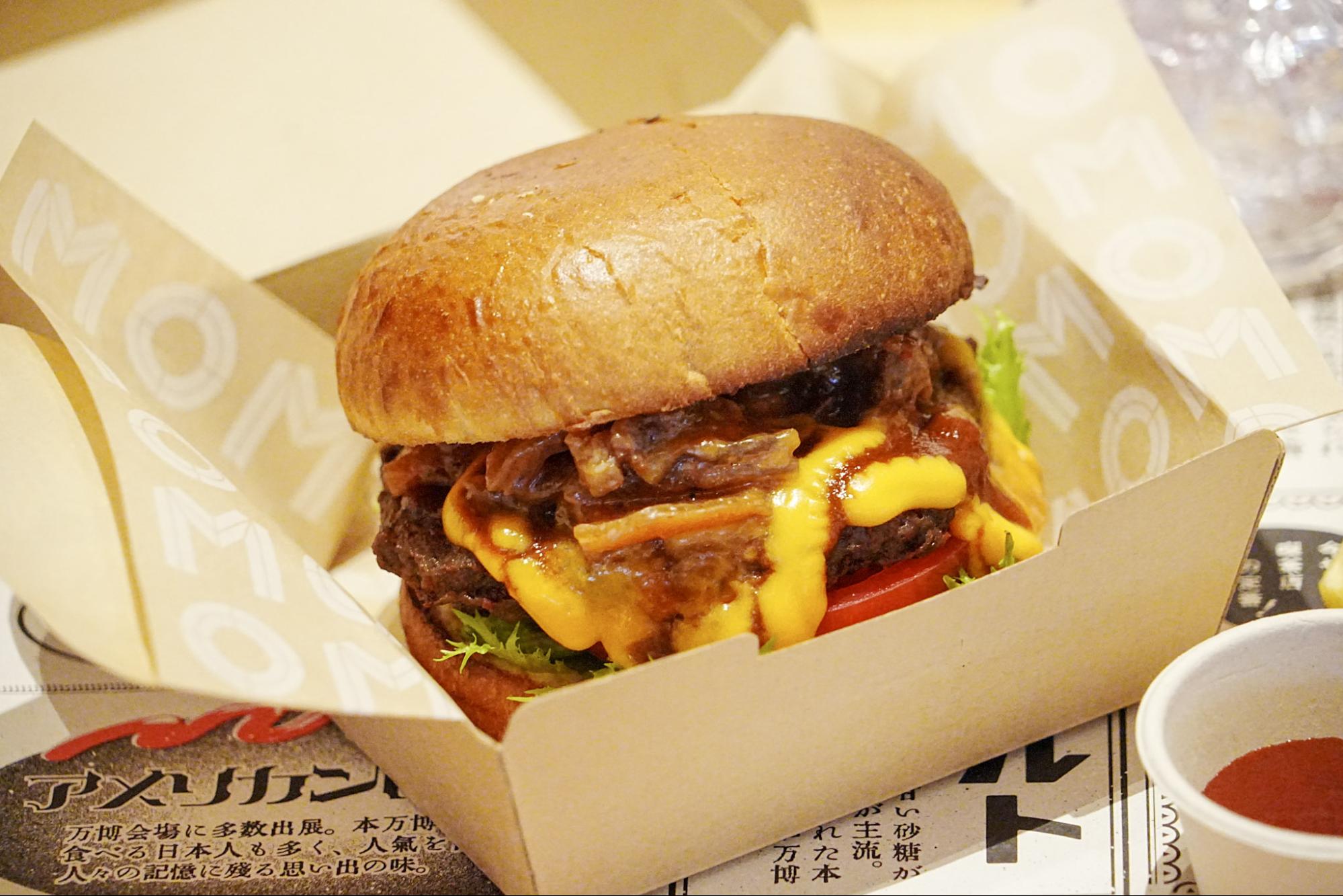 OMOどてやきバーガーセット