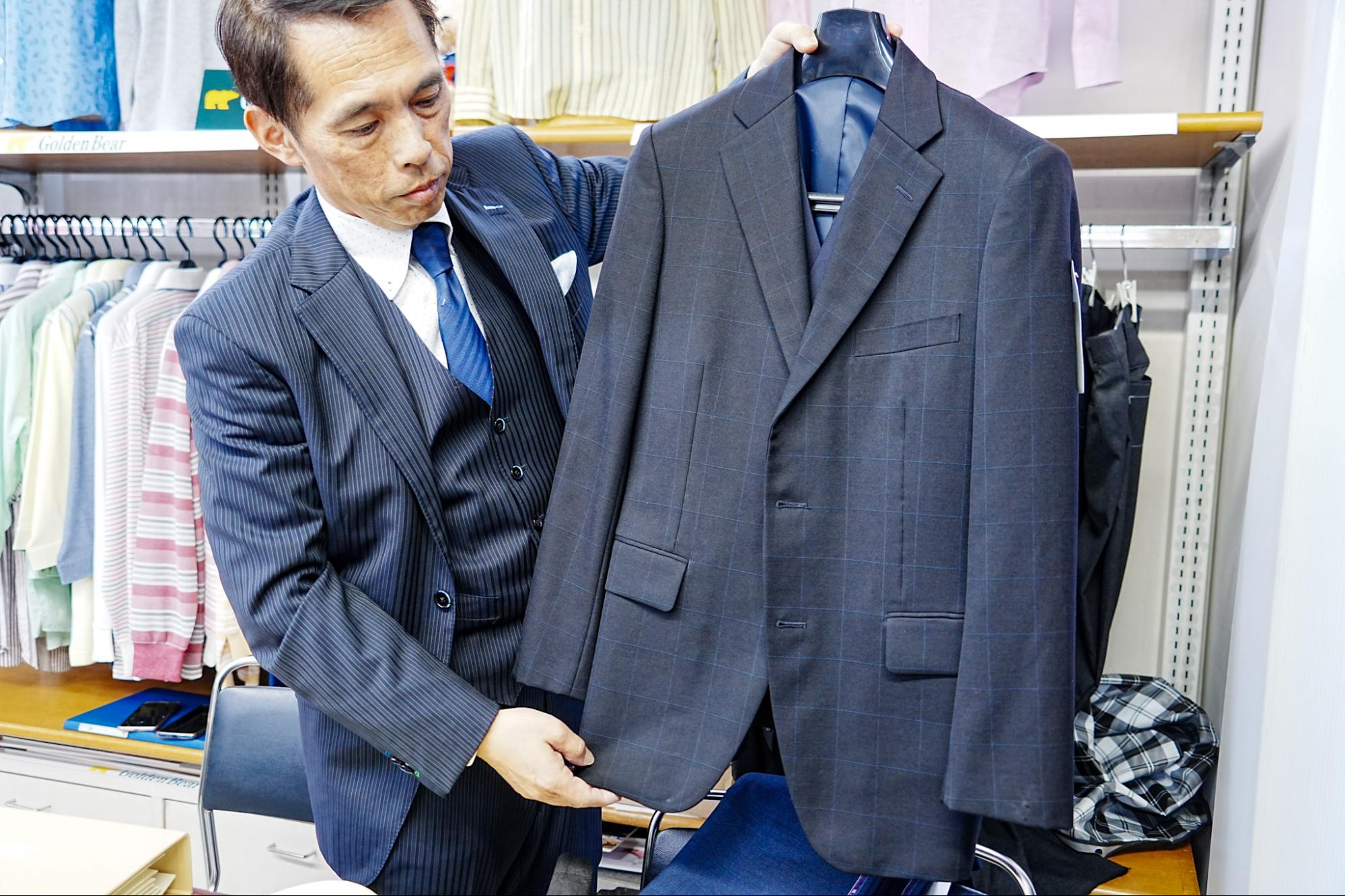 森島羅紗店 フィッターの梅谷さん