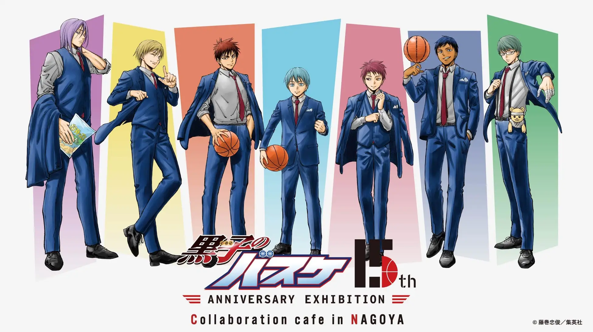 名古屋PARCOで「黒子のバスケ 15th ANNIVERSARY EXHIBITION -OVERTIME-」開催!展覧会連動のコラボカフェも登場