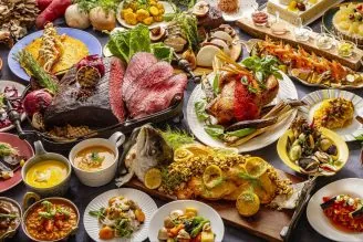 【ヒルトン名古屋｜2025年秋】まるで森の中の晩餐会！50種の美食と生絞りモンブランを味わう贅沢ビュッフェ（子連れ歓迎