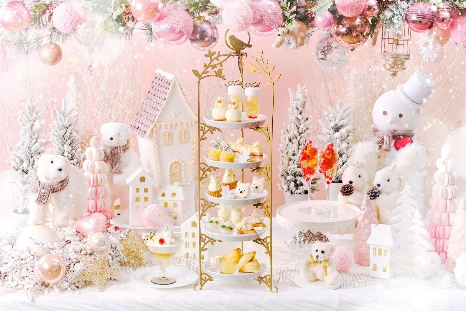 【名古屋】くま好き必見！「ホワイトベアのクリスマスアフタヌーンティー」がストリングスホテル 名古屋で開催